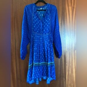 Blank London Blue Polka Dot Dress